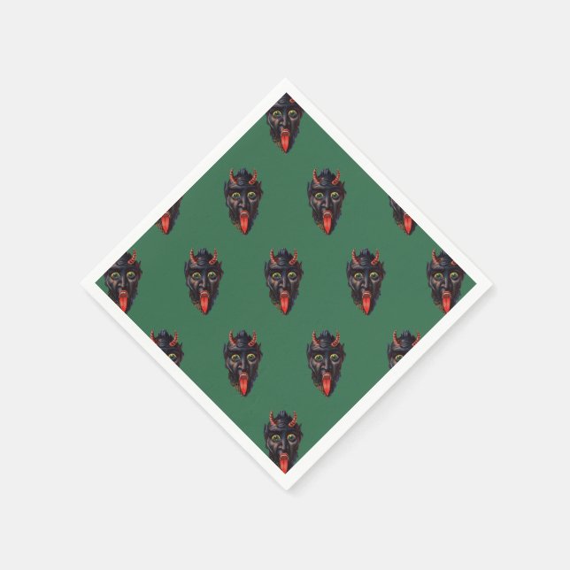 Serviette En Papier Krampus Cocktain Napkin (Coin)