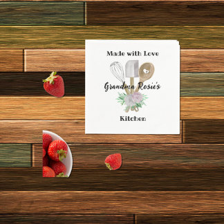 Serviette En Papier La cuisine de grand-mère | Fabriqué Avec Amour Per