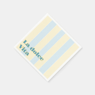 Serviette En Papier La dolce vita fête de mariage