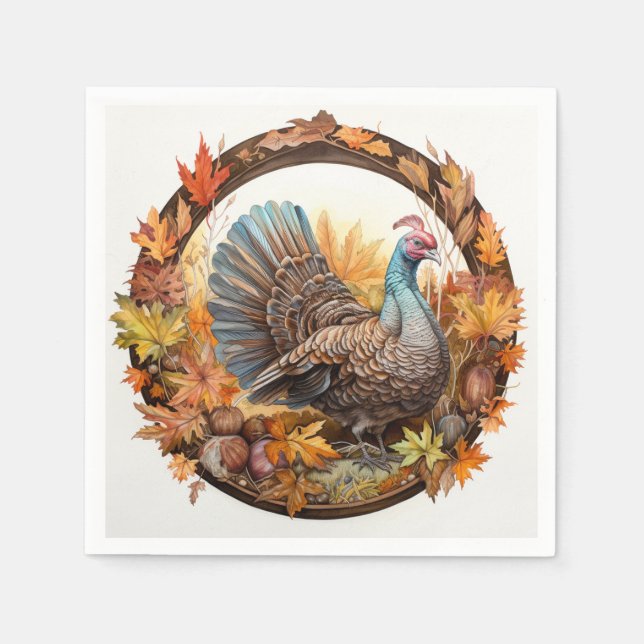 Serviette En Papier La générosité de la nature : la récolte (Devant)