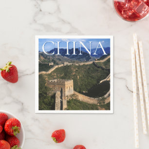 Serviette En Papier La Grande Muraille Jinshanling, Chine