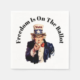 Serviette En Papier La Liberté Est Au Vote En 2026