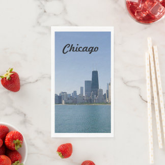 Serviette En Papier La ligne aérienne de Chicago