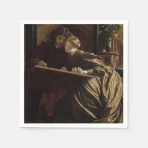 Serviette En Papier La lune de miel du peintre (par Frederic Leighton)
