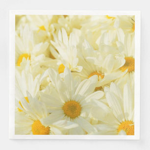 Serviette En Papier La marguerite fleurit les serviettes de papier