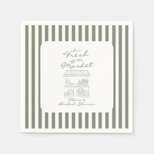 Serviette En Papier La mariée fraîchement disponible