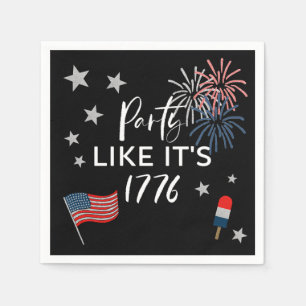 Serviette En Papier La partie comme elle est 1776 serviettes de partie