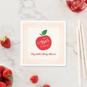 Serviette En Papier La Pomme De Notre Baby shower Oeil