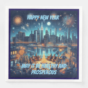 Serviette En Papier La Saint-Sylvestre à New York