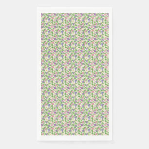 Serviette En Papier La Terre rit dans les fleurs