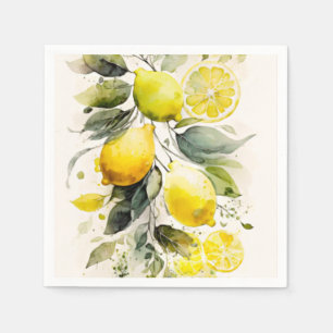 Serviette En Papier La verdure des agrumes