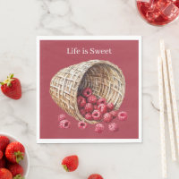 La vie est douce framboises fruit nourriture