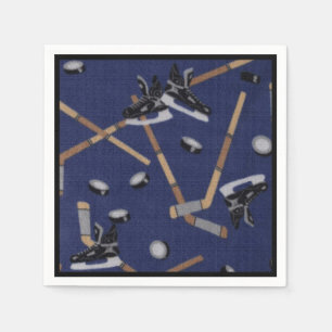 Serviette En Papier La vie est hockey