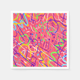 Serviette En Papier La vie est une fête
