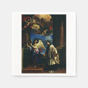 Serviette En Papier La Vocation de Saint Aloysius Luigi Gonzaga