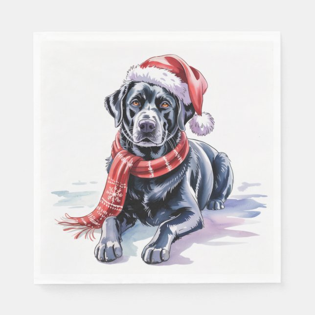 Serviette en papier Labrador (Devant)