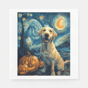 Serviette En Papier Labrador jaune (2)
