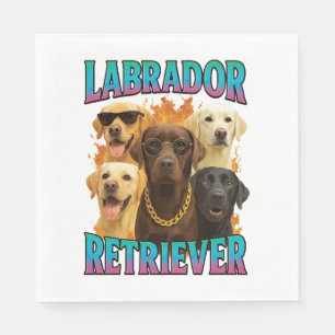 Serviette En Papier Labrador Retriever