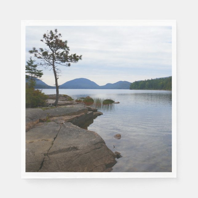Serviette En Papier Lac Eagle au parc national Acadia (Devant)