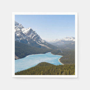 Serviette En Papier Lac Peyto - Parc national Banff, Alberta, Canada