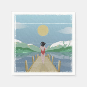 Serviette En Papier Lac Rotoiti Nouvelle-Zélande