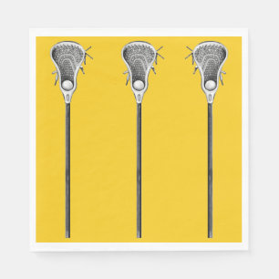 Serviette En Papier Lacrosse Sports