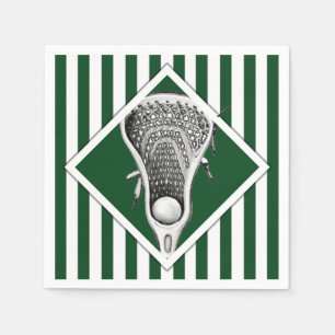 Serviette En Papier Lacrosse Sports