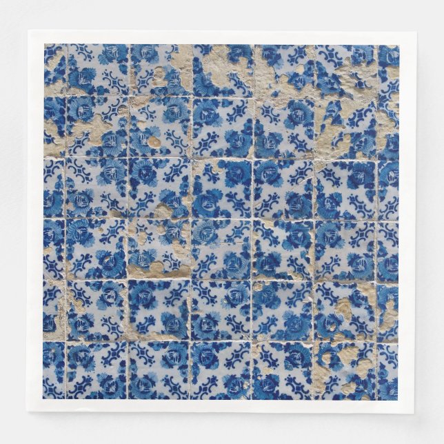 Serviette En Papier Ladrilhos Portugueses (Devant)