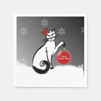 Serviette En Papier Lady Cat