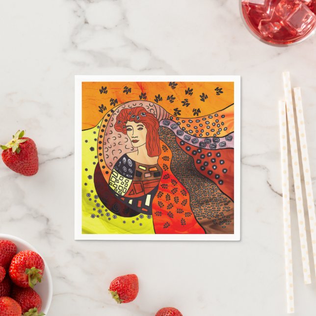 Serviette En Papier Lady Nature (En situation)