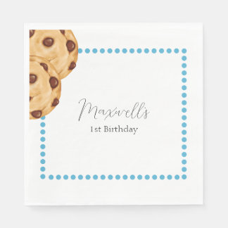 Serviette En Papier Lait et biscuit Anniversaire Napkin