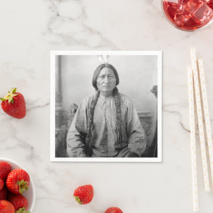Serviette En Papier Lakota Leader assis Bull Amérindien