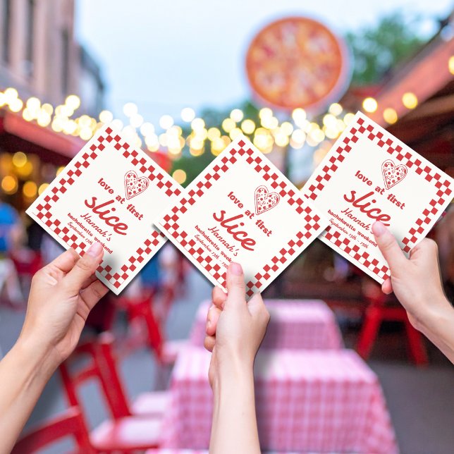 Serviette En Papier L'amour au premier coup de couteau Bachelorette Pi (Créateur téléchargé)