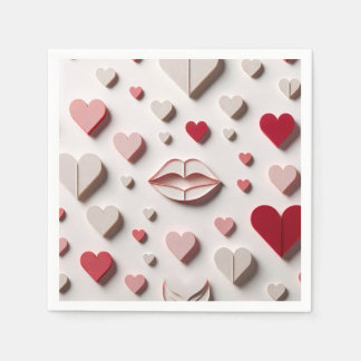 Serviette En Papier L'amour dans chaque bouchée