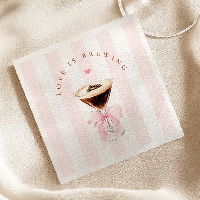 Serviette En Papier L'amour est dans l'Air Fête de Mariage (Créateur téléchargé)