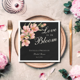 Serviette En Papier L'amour est en fleurs Fête de mariage Fleur de cer