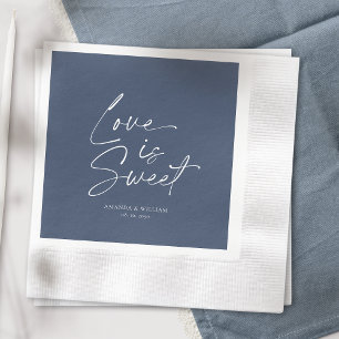 Serviette En Papier L'amour est Mariage doux Napkin