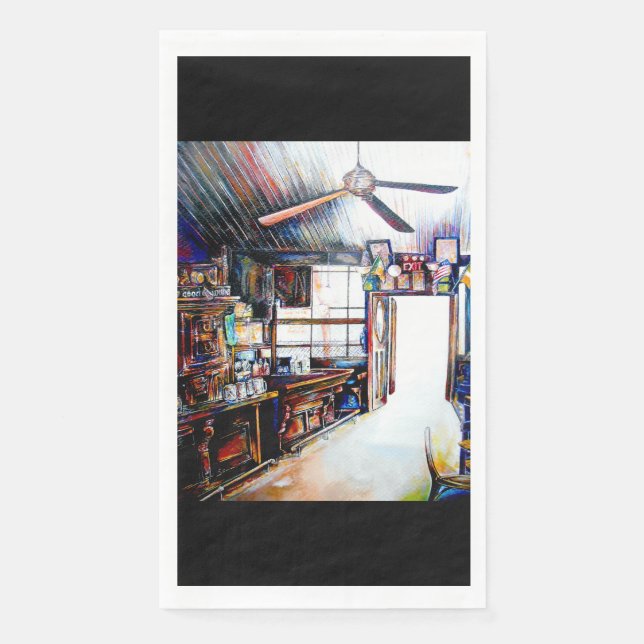 Serviette En Papier L'amour n'est pas un mur, c'est un pont (Devant)