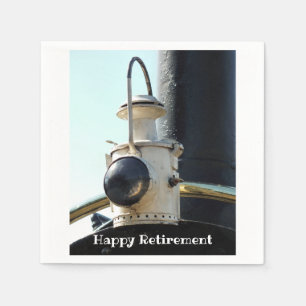 SERVIETTE EN PAPIER LAMPE DE TRAIN À VAPEUR