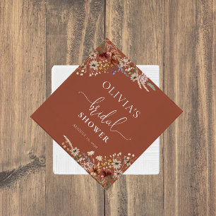 Serviette En Papier Lancement de mariage aux petites fleurs sauvages e