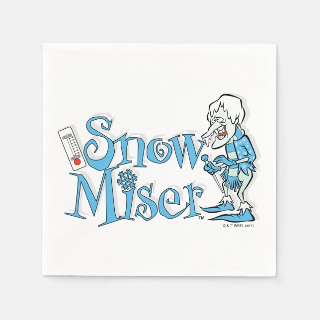 Serviette En Papier L'ANNÉE SANS SANTA CLAUS™ | Snow Miser (Devant)