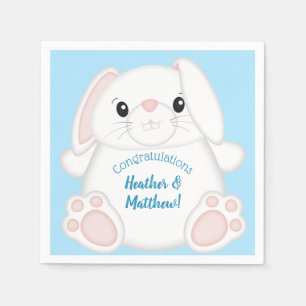 Serviette En Papier Lapin Lapin Baby shower Woodland
