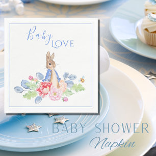 Serviette En Papier Lapin Lapin Bleu Bébé Baby shower d'amour