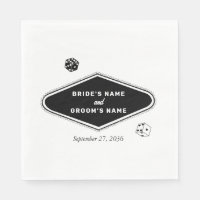 Las Vegas Casino Destination Mariage Noir Blanc