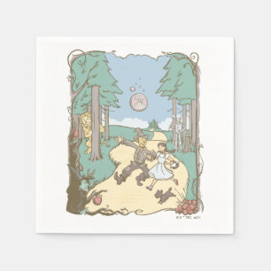Serviette En Papier L'Assistant D'Oz™ Storbook Yellow Brick Road