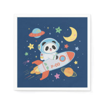 l'astronaute bleu et orange Panda