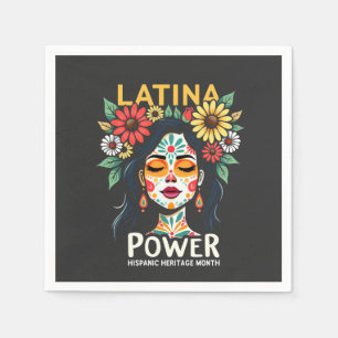 Serviette En Papier Latina Power Mois du patrimoine hispanique