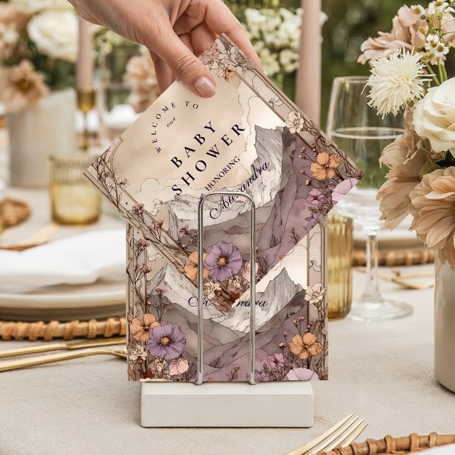 Serviette En Papier Lavender Meadow Peaks Baby Shower (Créateur téléchargé)