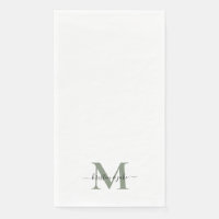 Laver le monogramme lisse et simple