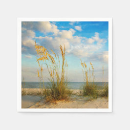 Serviette En Papier L'avoine marine à la plage